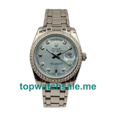 36MM Steel Cases Replica Rolex Day-Date 118346 UK Watches >> Rolexsubmariner.uk.com