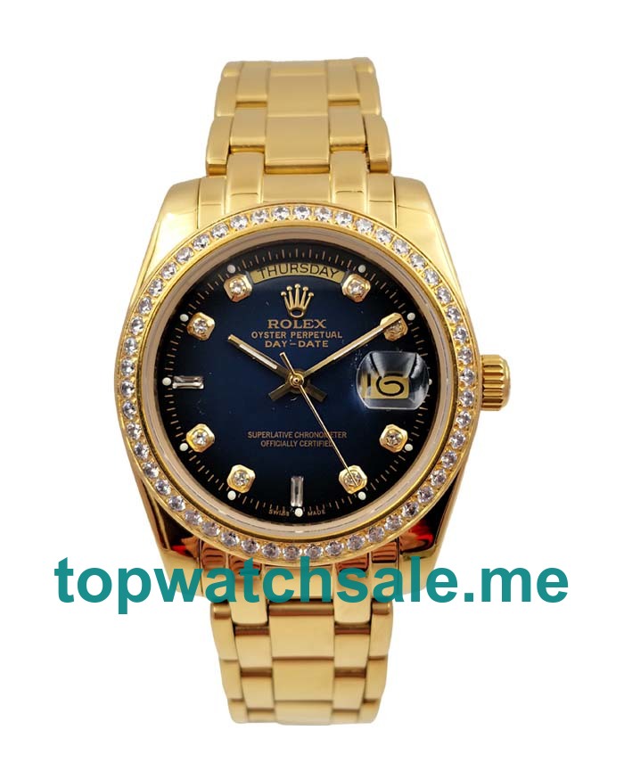36MM Gold Cases Replica Rolex Day-Date 18038 UK Watches >> Rolexsubmariner.uk.com