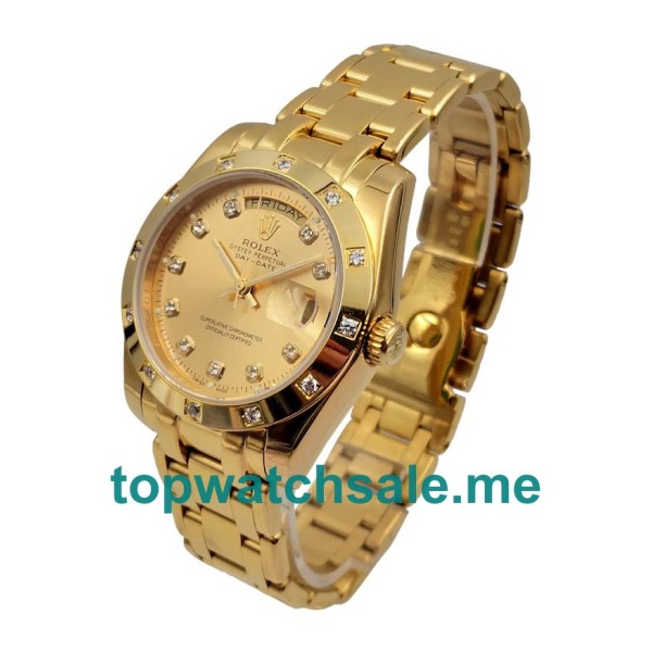 36MM Gold Cases Replica Rolex Day-Date 18948 UK Watches >> Rolexsubmariner.uk.com