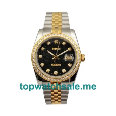 36MM Gold And Steel Cases Replica Rolex Datejust 116243 UK Watches >> Rolexsubmariner.uk.com