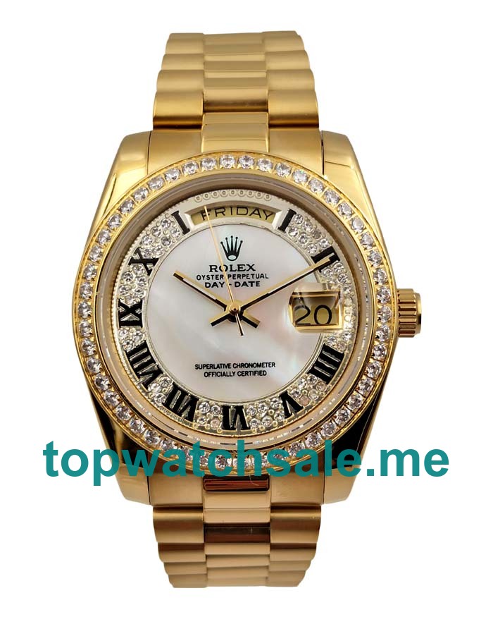 36MM Gold Cases Replica Rolex Day-Date 118388 UK Watches >> Rolexsubmariner.uk.com
