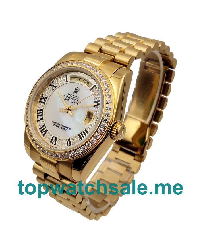 36MM Gold Cases Replica Rolex Day-Date 118388 UK Watches >> Rolexsubmariner.uk.com