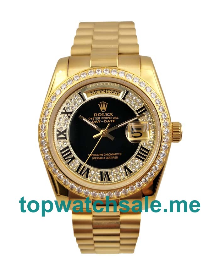 36MM Gold Cases Replica Rolex Day-Date 118388 UK Watches >> Rolexsubmariner.uk.com