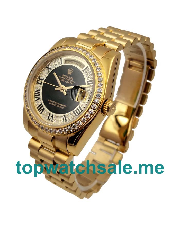 36MM Gold Cases Replica Rolex Day-Date 118388 UK Watches >> Rolexsubmariner.uk.com