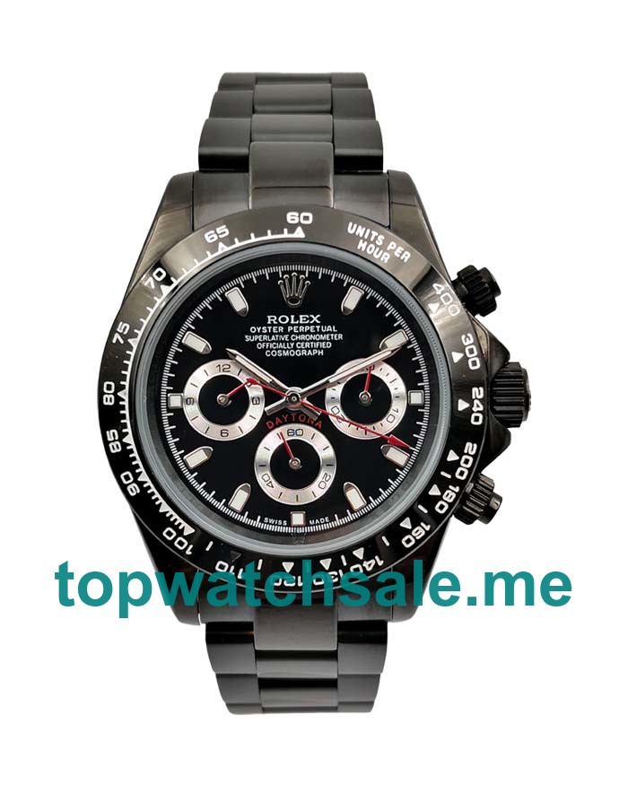 40MM Black Steel Cases Replica Rolex Daytona 116500 UK Watches >> Rolexsubmariner.uk.com