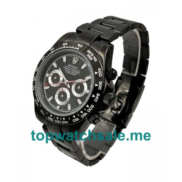 40MM Black Steel Cases Replica Rolex Daytona 116500 UK Watches >> Rolexsubmariner.uk.com