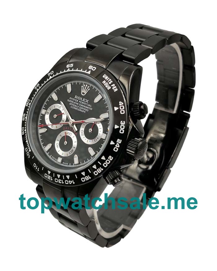 40MM Black Steel Cases Replica Rolex Daytona 116500 UK Watches >> Rolexsubmariner.uk.com
