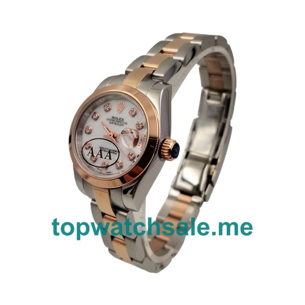 26MM Swiss Steel And Rose Gold Cases Replica Rolex Lady-Datejust 179171 UK Watches >> Rolexsubmariner.uk.com