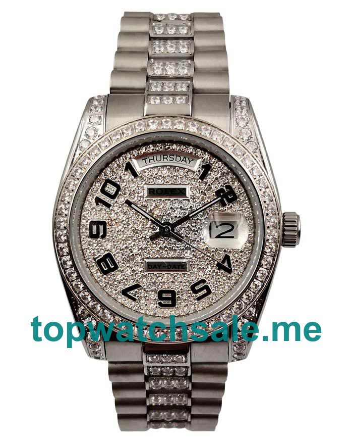 36MM Steel Cases Replica Rolex Day-Date 118346 UK Watches >> Rolexsubmariner.uk.com