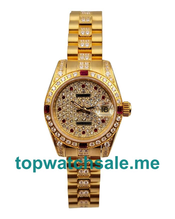 26MM Swiss Gold Cases Replica Rolex Lady-Datejust 179158 UK Watches >> Rolexsubmariner.uk.com