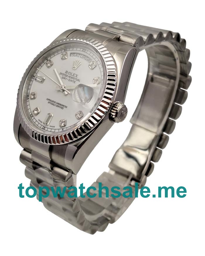 36MM Swiss Steel Cases Replica Rolex Day-Date 118239 UK Watches >> Rolexsubmariner.uk.com