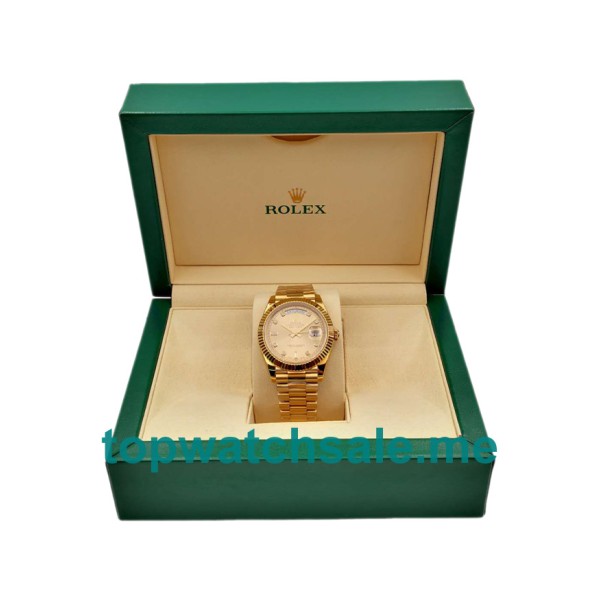 41MM Swiss Gold Cases Replica Rolex Day-Date II 218238 KW UK Watches >> Rolexsubmariner.uk.com