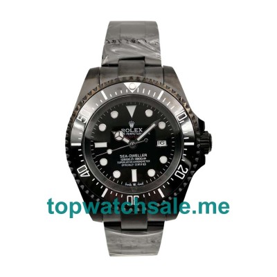 44MM Black Steel Cases Replica Rolex Sea-Dweller Deepsea 116660 UK Watches >> Rolexsubmariner.uk.com