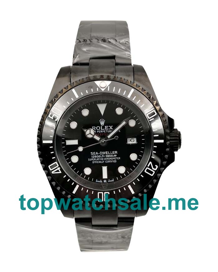 44MM Black Steel Cases Replica Rolex Sea-Dweller Deepsea 116660 UK Watches >> Rolexsubmariner.uk.com