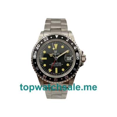 40MM Steel Cases Replica Rolex GMT-Master 1675 UK Watches >> Rolexsubmariner.uk.com