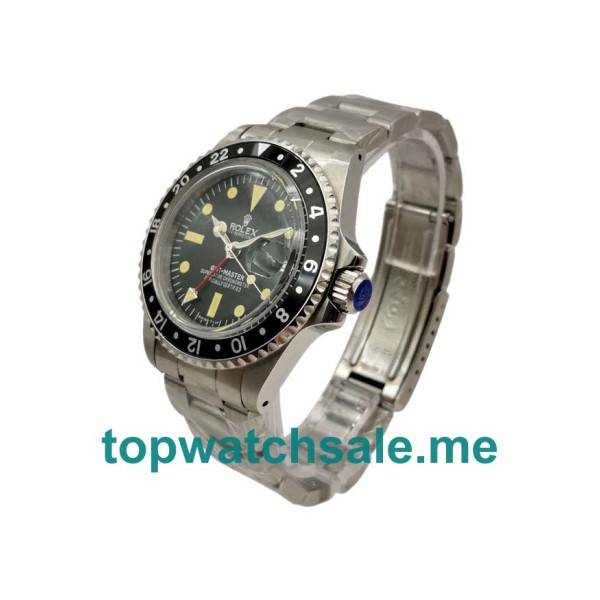 40MM Steel Cases Replica Rolex GMT-Master 1675 UK Watches >> Rolexsubmariner.uk.com