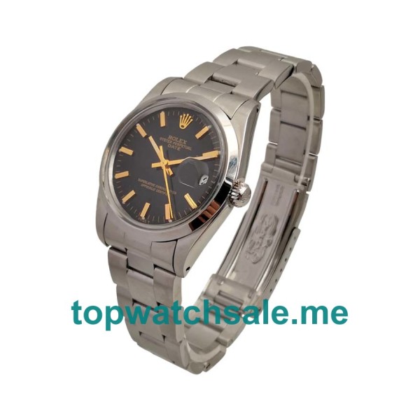 34MM Steel Cases Replica Rolex Oyster Perpetual Date 115200 UK Watches >> Rolexsubmariner.uk.com