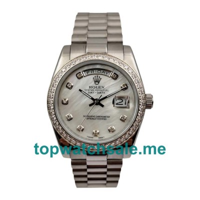 36MM Steel Cases Replica Rolex Day-Date 118346 UK Watches >> Rolexsubmariner.uk.com