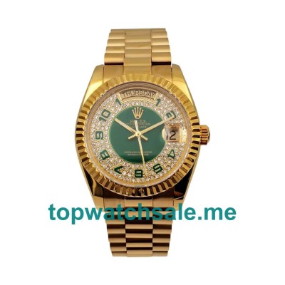 36MM Swiss Gold Cases Replica Rolex Day-Date 118348 UK Watches >> Rolexsubmariner.uk.com