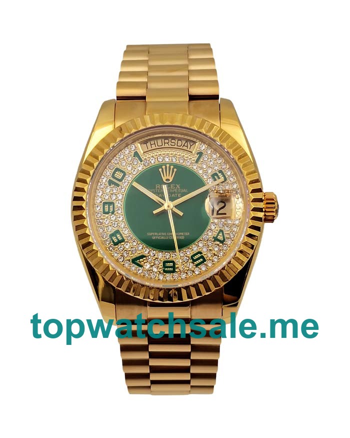 36MM Swiss Gold Cases Replica Rolex Day-Date 118348 UK Watches >> Rolexsubmariner.uk.com