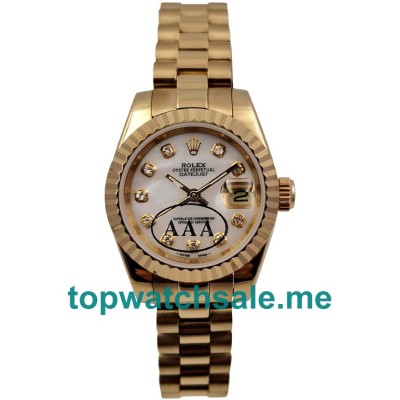 26MM Swiss Gold Cases Replica Rolex Lady-Datejust 179178 UK Watches >> Rolexsubmariner.uk.com