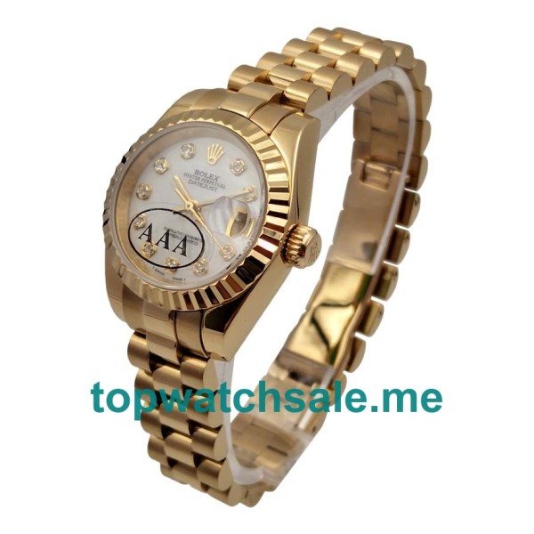 26MM Swiss Gold Cases Replica Rolex Lady-Datejust 179178 UK Watches >> Rolexsubmariner.uk.com
