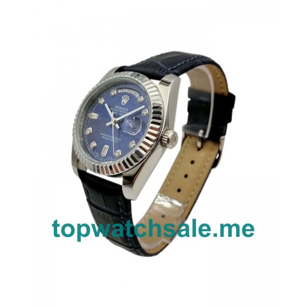 36MM White Gold Cases Replica Rolex Day-Date 118139 UK Watches >> Rolexsubmariner.uk.com