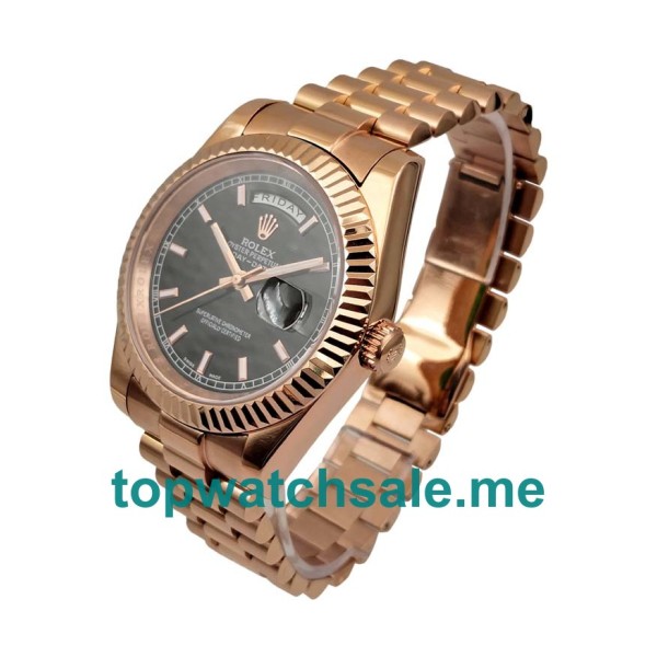 41MM Rose Gold Cases Replica Rolex Day-Date II 218235 UK Watches >> Rolexsubmariner.uk.com