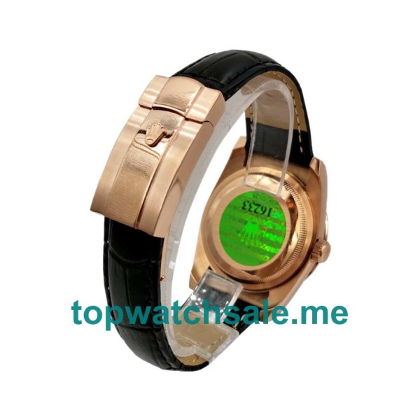 36MM Rose Gold Cases Replica Rolex Day-Date 118135 UK Watches >> Rolexsubmariner.uk.com