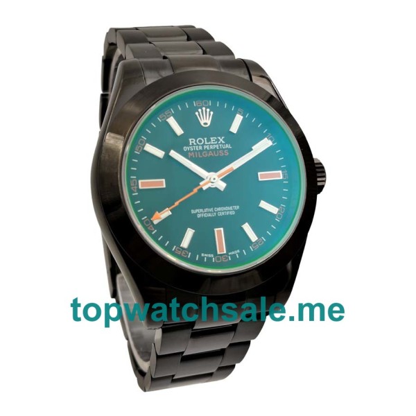 40MM Swiss Black Steel Cases Replica Rolex Milgauss 116400 GV UK Watches >> Rolexsubmariner.uk.com