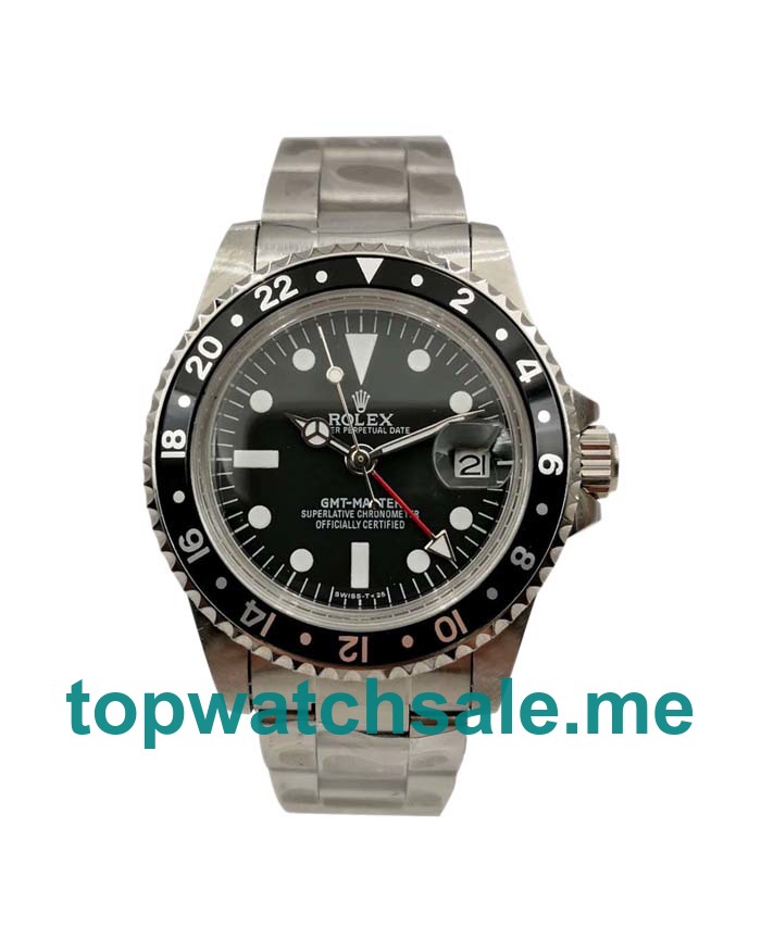 40MM Steel Cases Replica Rolex GMT-Master 16750 UK Watches >> Rolexsubmariner.uk.com