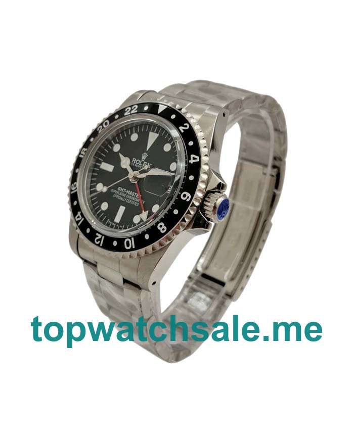 40MM Steel Cases Replica Rolex GMT-Master 16750 UK Watches >> Rolexsubmariner.uk.com