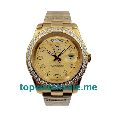 41MM Gold Cases Replica Rolex Day-Date II 218348 UK Watches >> Rolexsubmariner.uk.com