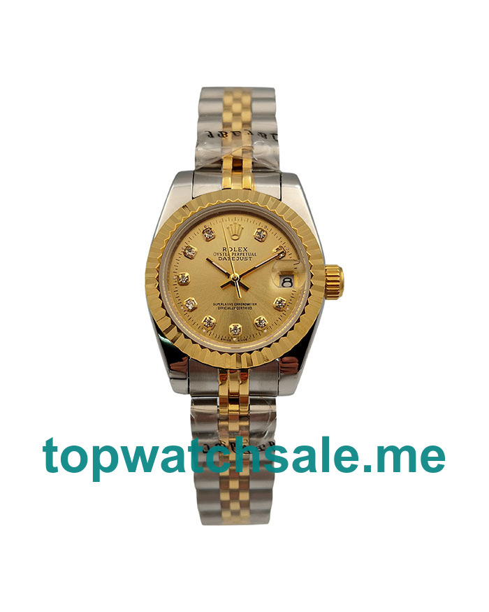 26MM Steel And Gold Cases Replica Rolex Lady-Datejust 69173 UK Watches >> Rolexsubmariner.uk.com