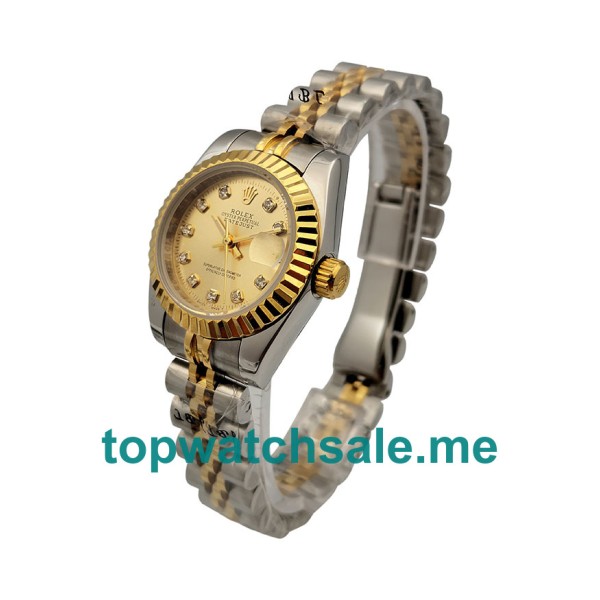 26MM Steel And Gold Cases Replica Rolex Lady-Datejust 69173 UK Watches >> Rolexsubmariner.uk.com