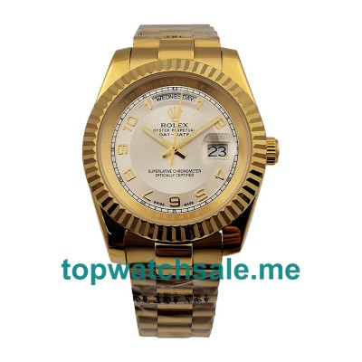 41MM Gold Cases Replica Rolex Day-Date II 218238 UK Watches >> Rolexsubmariner.uk.com