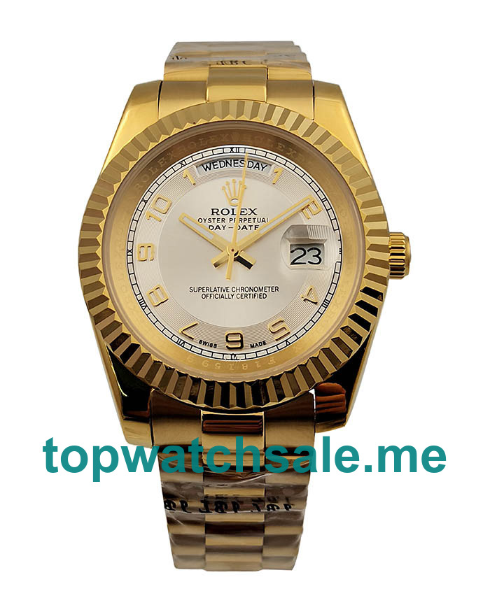41MM Gold Cases Replica Rolex Day-Date II 218238 UK Watches >> Rolexsubmariner.uk.com