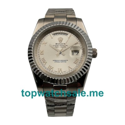 41MM White Gold Cases Replica Rolex Day-Date II 218239 UK Watches >> Rolexsubmariner.uk.com