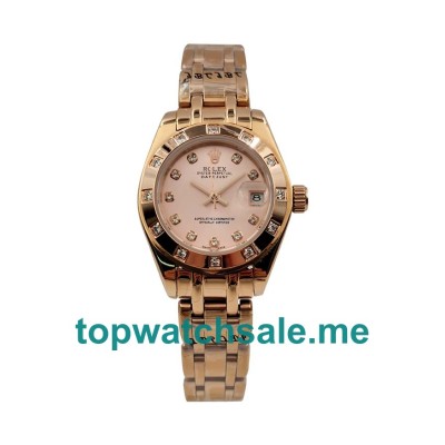27MM Rose Gold Cases Replica Rolex Pearlmaster 80315 UK Watches >> Rolexsubmariner.uk.com