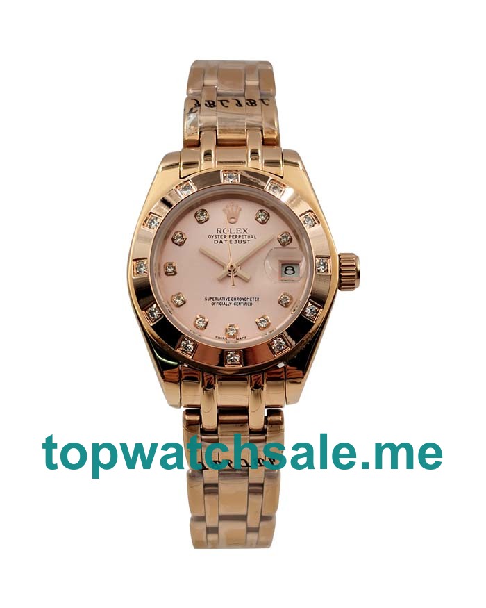27MM Rose Gold Cases Replica Rolex Pearlmaster 80315 UK Watches >> Rolexsubmariner.uk.com