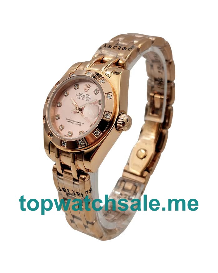 27MM Rose Gold Cases Replica Rolex Pearlmaster 80315 UK Watches >> Rolexsubmariner.uk.com