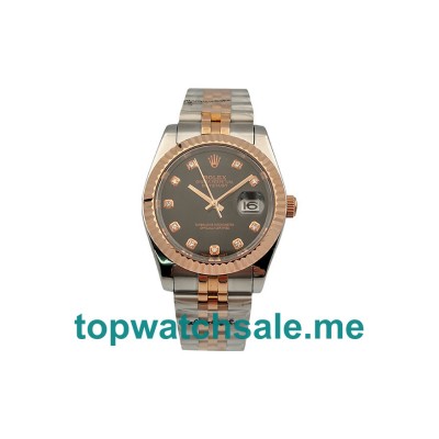 36MM Steel And Rose Gold Cases Replica Rolex Datejust 116231 UK Watches >> Rolexsubmariner.uk.com