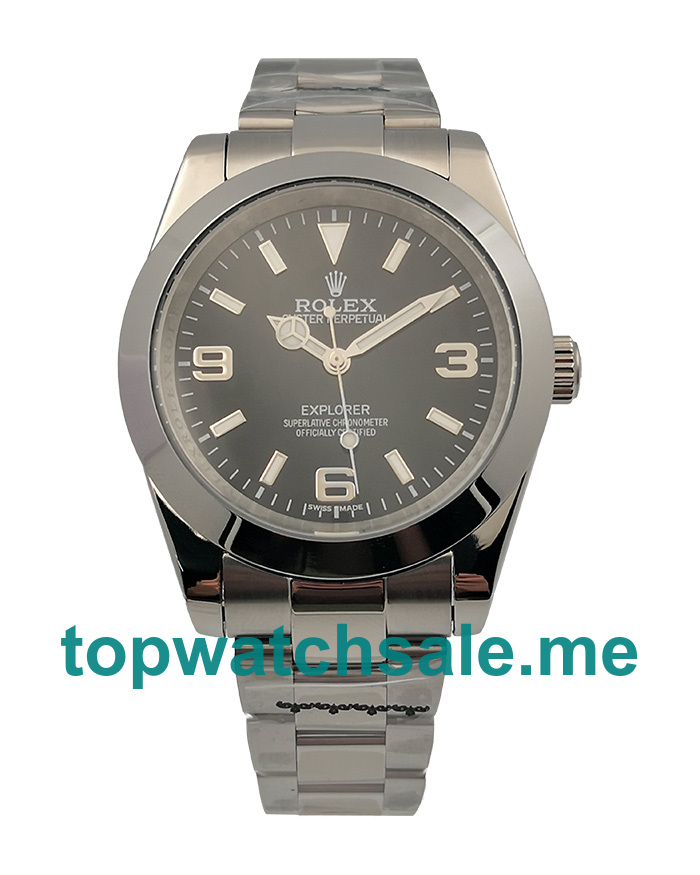 40MM Steel Cases Replica Rolex Explorer 214270 UK Watches >> Rolexsubmariner.uk.com
