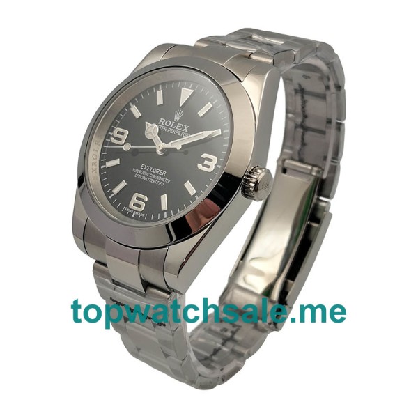 40MM Steel Cases Replica Rolex Explorer 214270 UK Watches >> Rolexsubmariner.uk.com
