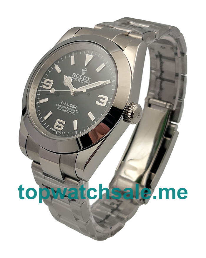 40MM Steel Cases Replica Rolex Explorer 214270 UK Watches >> Rolexsubmariner.uk.com