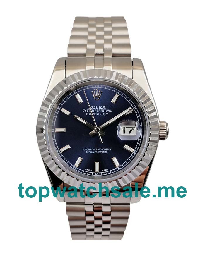 36MM Steel And White Gold Cases Replica Rolex Datejust 16234 UK Watches >> Rolexsubmariner.uk.com