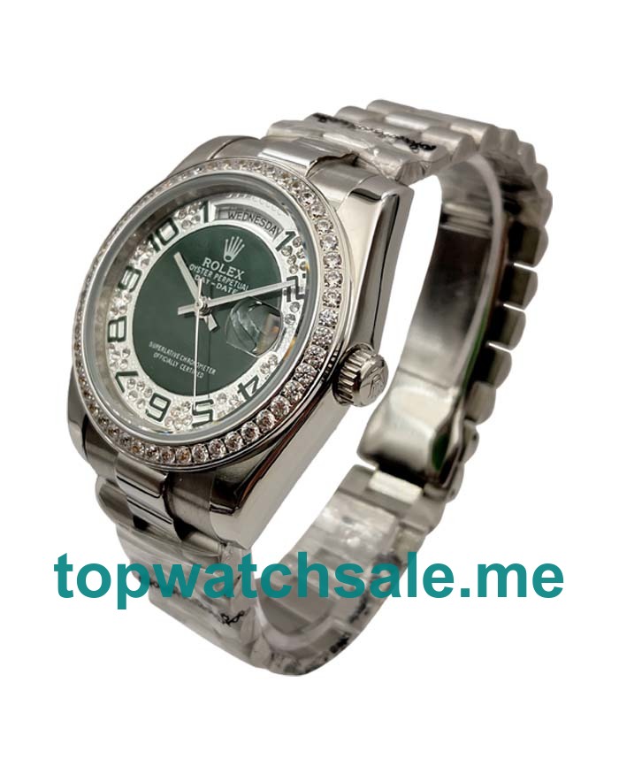 36MM Steel Cases Replica Rolex Day-Date 118346 UK Watches >> Rolexsubmariner.uk.com