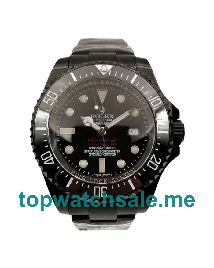 44MM Swiss Black Steel Cases Replica Rolex Sea-Dweller Deepsea 116660 UK Watches >> Rolexsubmariner.uk.com