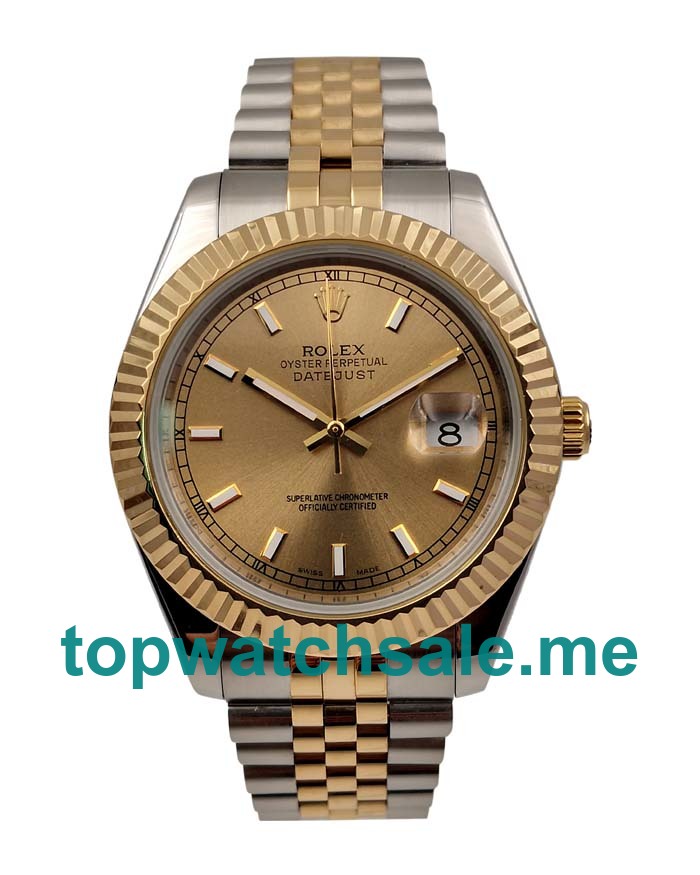 41MM Steel And Gold Cases Replica Rolex Datejust 116233 UK Watches >> Rolexsubmariner.uk.com