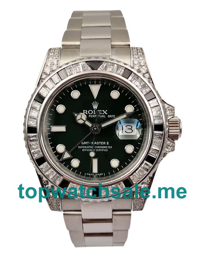 40MM Swiss Steel Cases Replica Rolex GMT-Master II 116710LN UK Watches >> Rolexsubmariner.uk.com